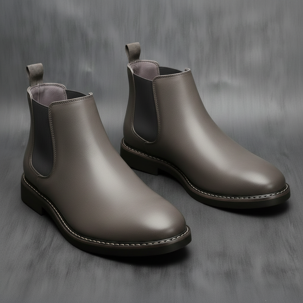 Wasserdichte Chelsea Boots Braun | Knöchelhohe Stiefel