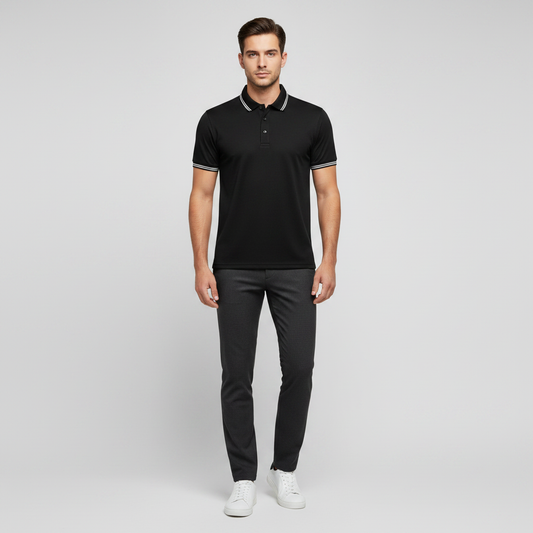 Herren Poloshirt Kurzarm | Lässiger Slim Fit Stil