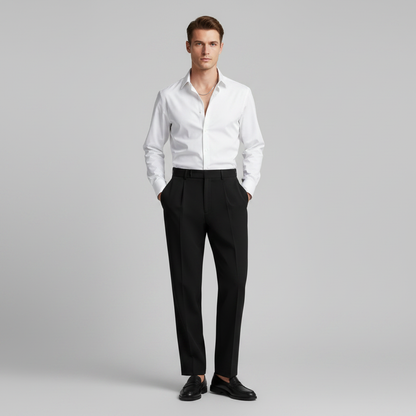 Herren Plissee Hose | Moderner Schnitt für Formelle Anlässe