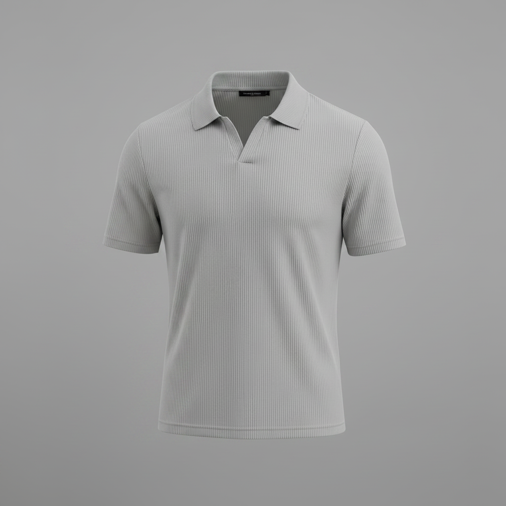Waffel-Poloshirt Herren | Stilvolles Poloshirt für Männer
