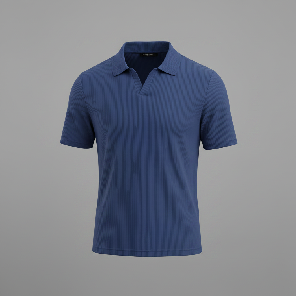 Waffel-Poloshirt Herren | Stilvolles Poloshirt für Männer