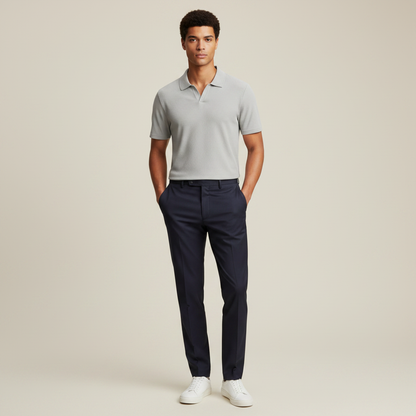 Waffel-Poloshirt Herren | Stilvolles Poloshirt für Männer